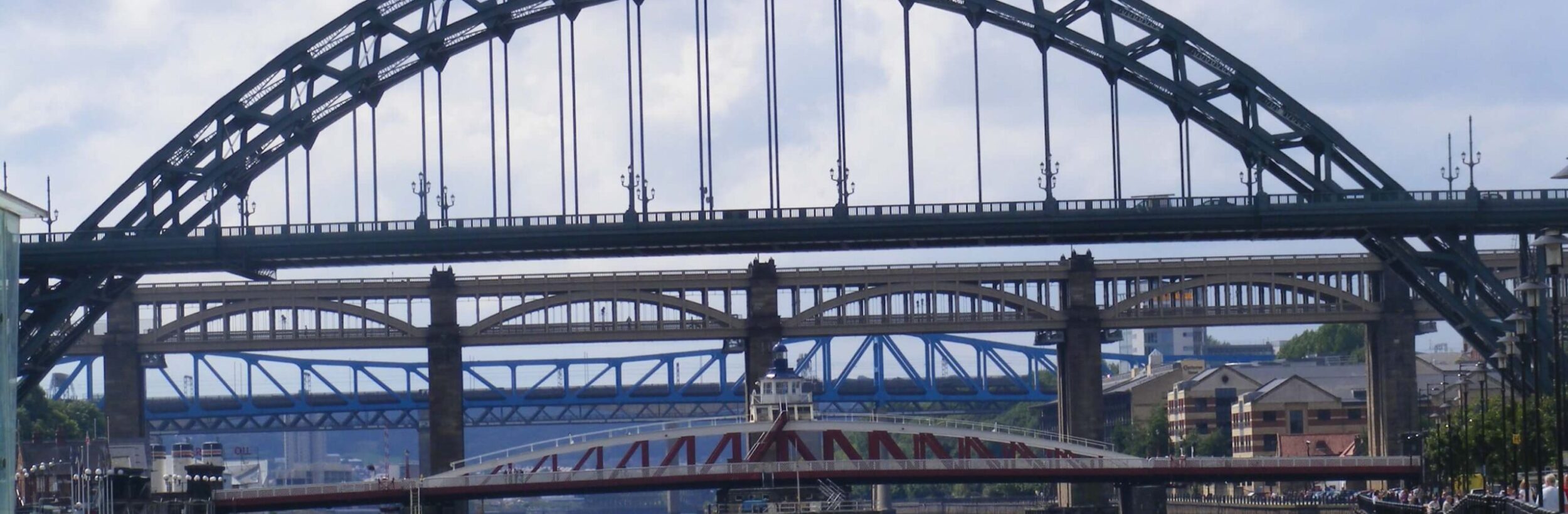 The Tyne Bridge at Newcastle Quayside